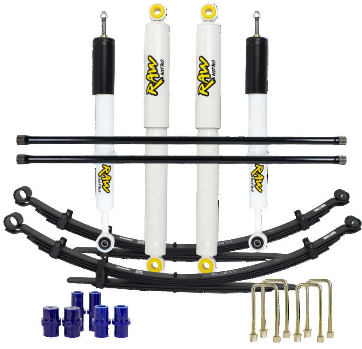 Lift Junkie RAW 4X4 2” 50mm Suspension Lift - Mazda Bounty & Ford Courier 99-06
