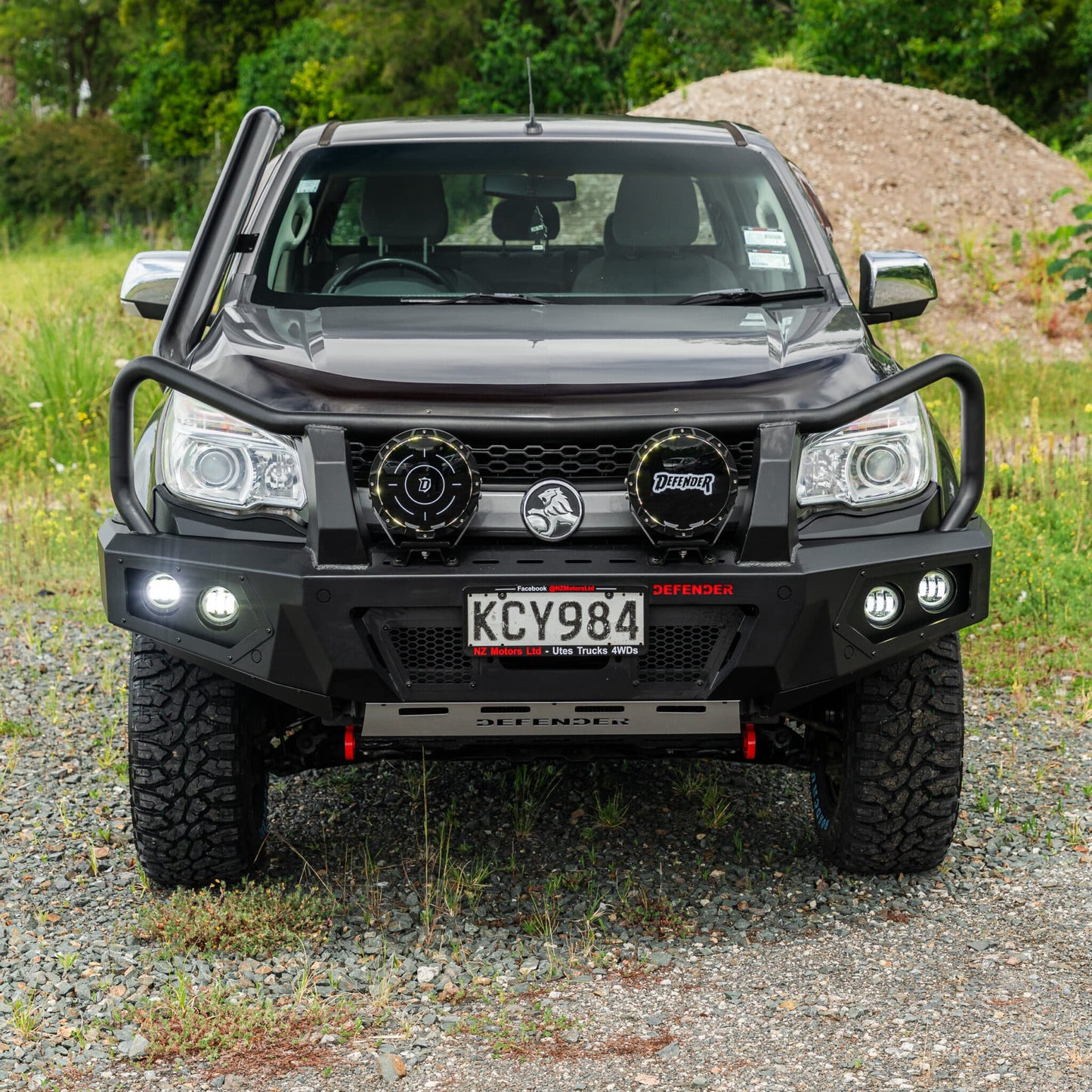 SHIELD Off-Road Triple Loop Bull Bar - Holden Colorado RG 2012-2015