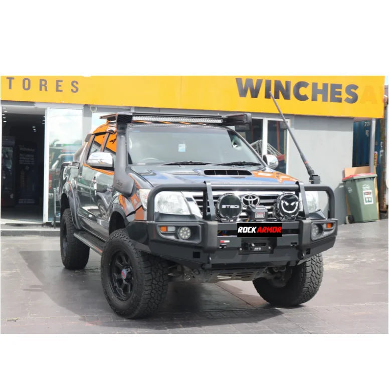 Rockarmor Premium Steel Bullbar To Suit Toyota Hilux N70 2005 - 2011 (Bumper Cut)