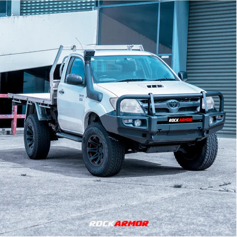 Rockarmor Premium Steel Bullbar To Suit Toyota Hilux N70 2005 - 2011 (Bumper Cut)