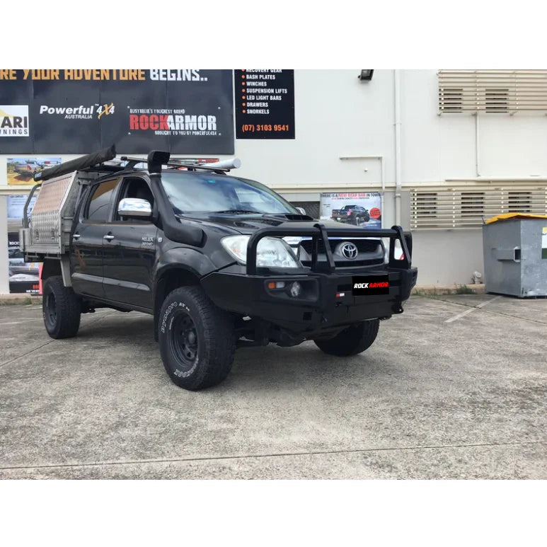 Rockarmor Premium Steel Bullbar To Suit Toyota Hilux N70 2005 - 2011 (Bumper Cut)