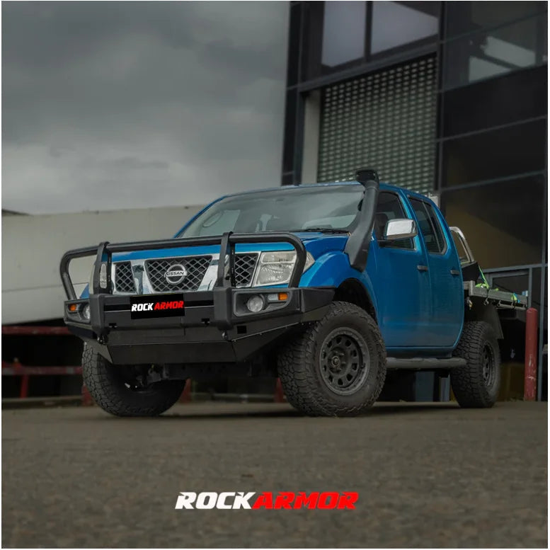 Rockarmor Premium Steel Bullbar To Suit Nissan Navara D40 2005-2015 Spanish/Thai & Pathfinder R51 (Will Not Fit Stx550)(Bar Cut)