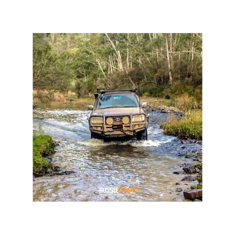 Rockarmor Premium Steel Bullbar To Suit Toyota Landcruiser Fj105 HZJ105 1998-2002 (Solid Axle)(Full Bar Replacement)