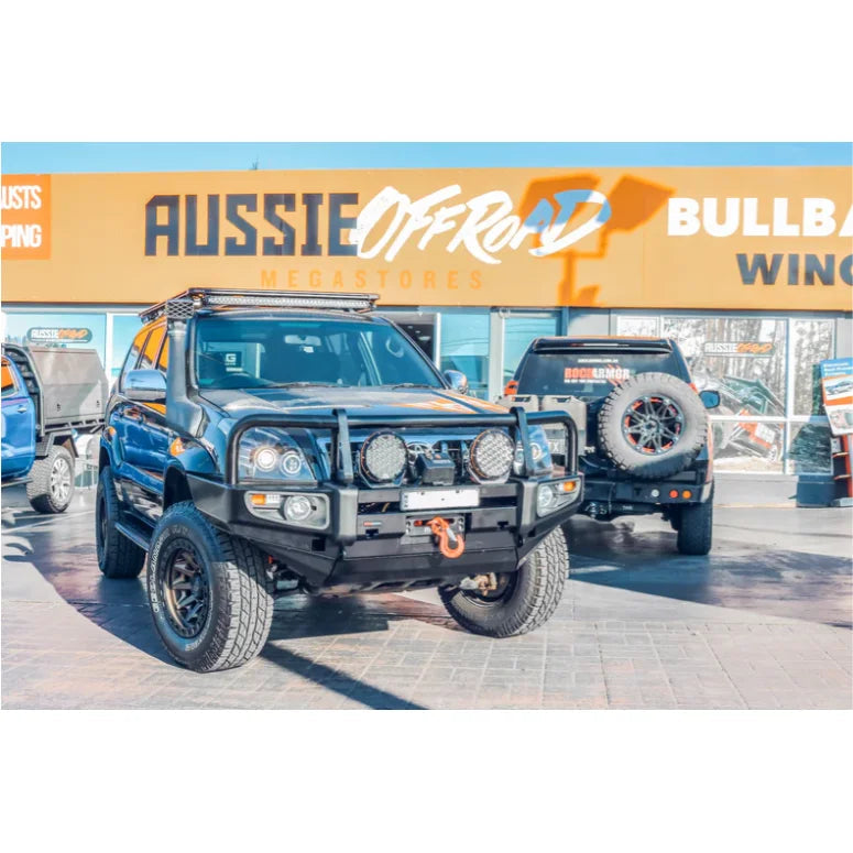 Rockarmor Premium Steel Bullbar To Suit Toyota Prado Fj120 KZJ120 03-09 (Full Bar Replacement
