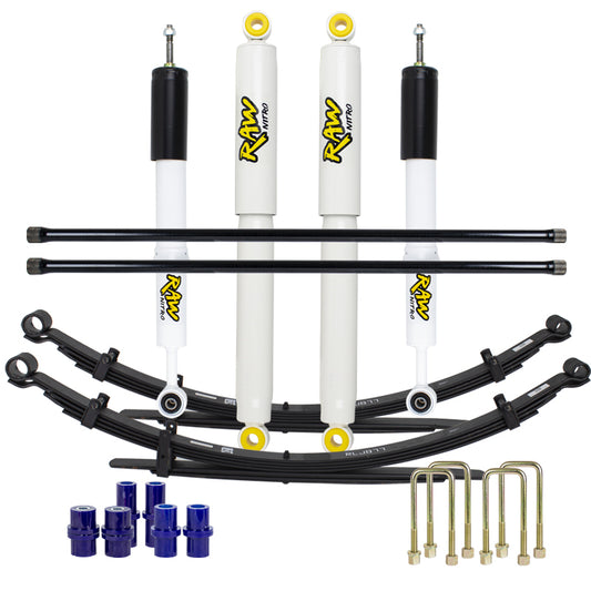 Toyota Hilux KZN165 LN167 2” Suspension Lift Kit - Lift Junkie Raw 4x4/Dobinsons