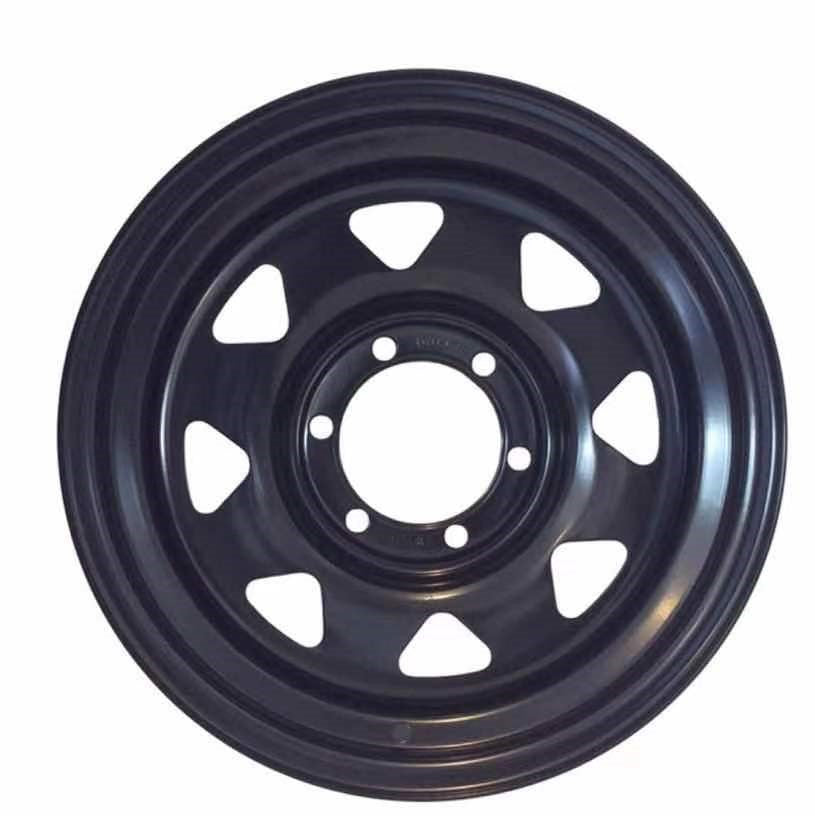 16x8 0 5x150 Raptur Matte Black Steel Rim