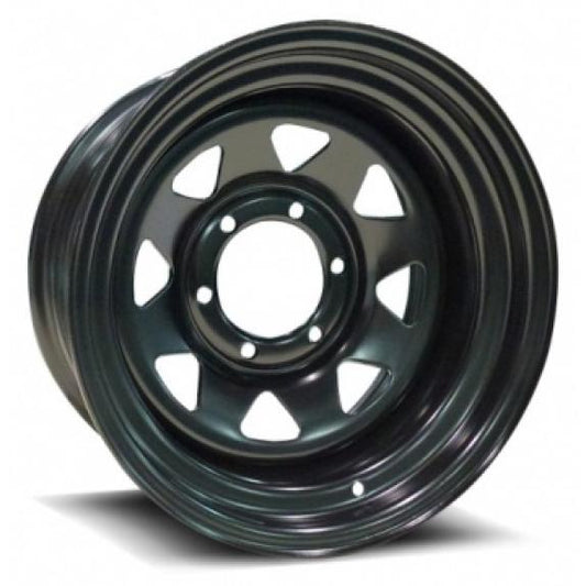 Diezel Steel A17-LR 8 Spoke Heavy Duty Steel Wheel 15x8 -24 6x139.7