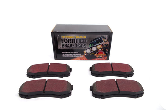 Fortified Brake Pads (Rear) - Terrain Tamer - Toyota Landcruiser 80 Series, 79 Series, 105 Series, 78 Series, 76 Series. Toyota Prado 95, 120, KZJ78, GDJ150, GRJ120, GRJ150, KDJ150, KDJ125. Toyota 4Runner 2002+. Mitsubishi Pajero 2006+