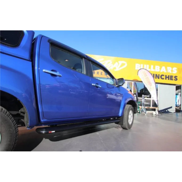 Rockarmor Steel Rockslider Side Steps To Suit Holden Colorado 2012 - Early 2020 Models - Side Steps