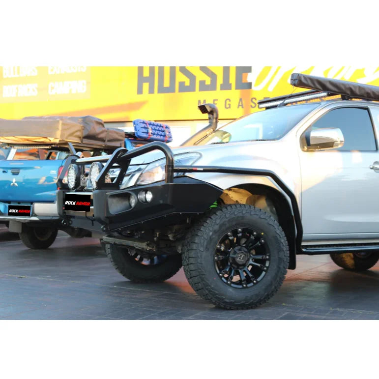 Rockarmor Steel Rockslider Side Steps To Suit Holden Colorado 2012 - Early 2020 Models - Side Steps
