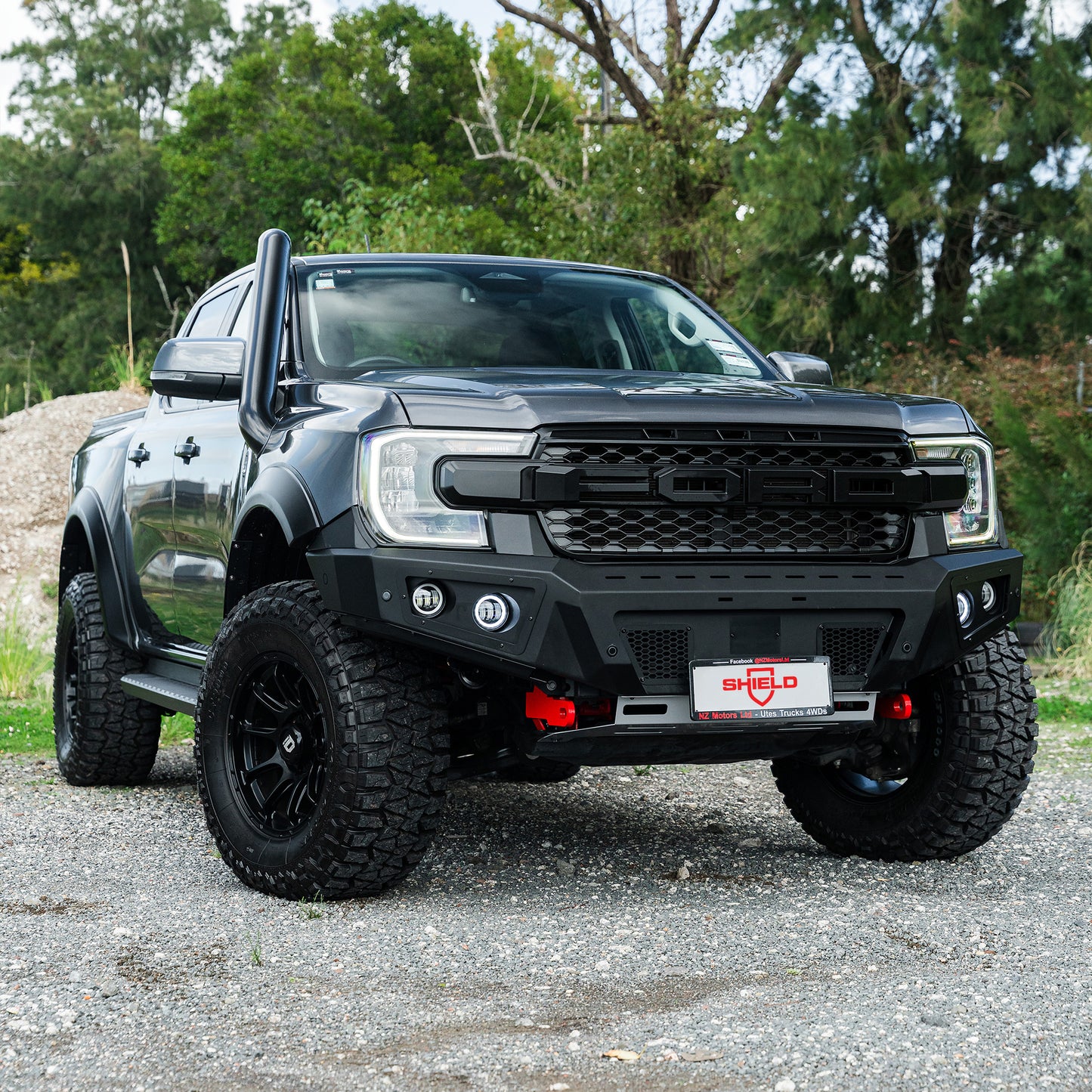 SHIELD Off-Road Loopless Bull Bar - Ford Ranger Next Gen 2022+