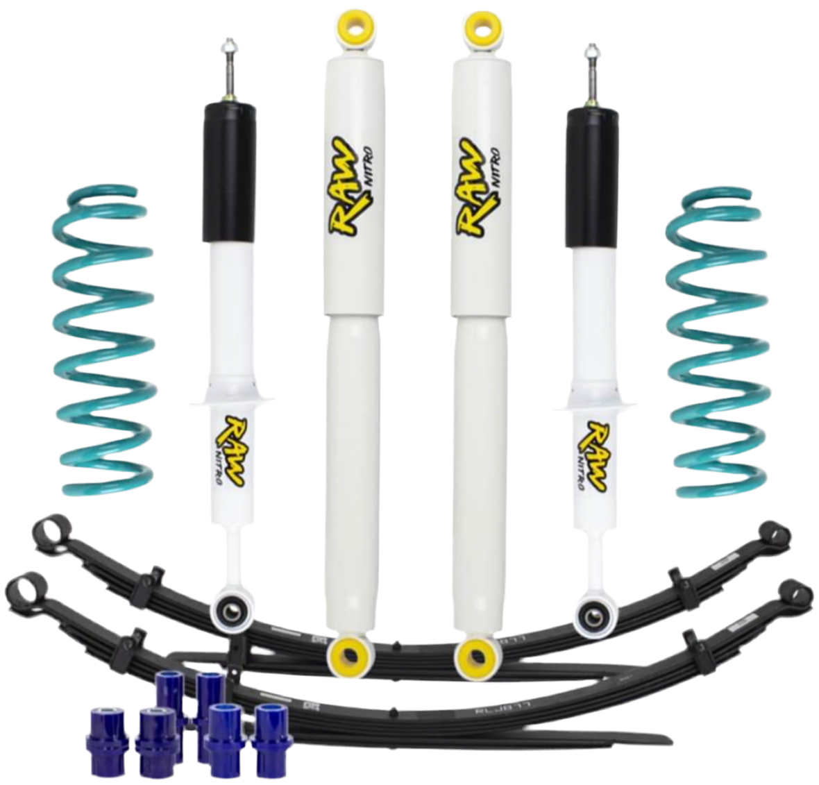 Lift Junkie Raw 4X4/Dobinsons 2” 50mm Suspension Lift Kit - Ford Ranger PX1/PX2 2011-2018