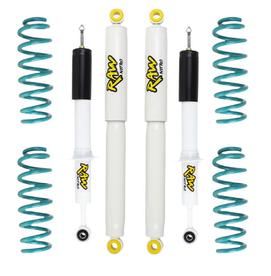 Lift Junkie RAW4X4/Dobinsons 40mm Suspension Lift Kit - Toyota Prado 90 Series 1996-2003