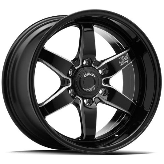 Lenso 96Z D-1 18x10.5 +30 6x139.7 BLACK MILLED