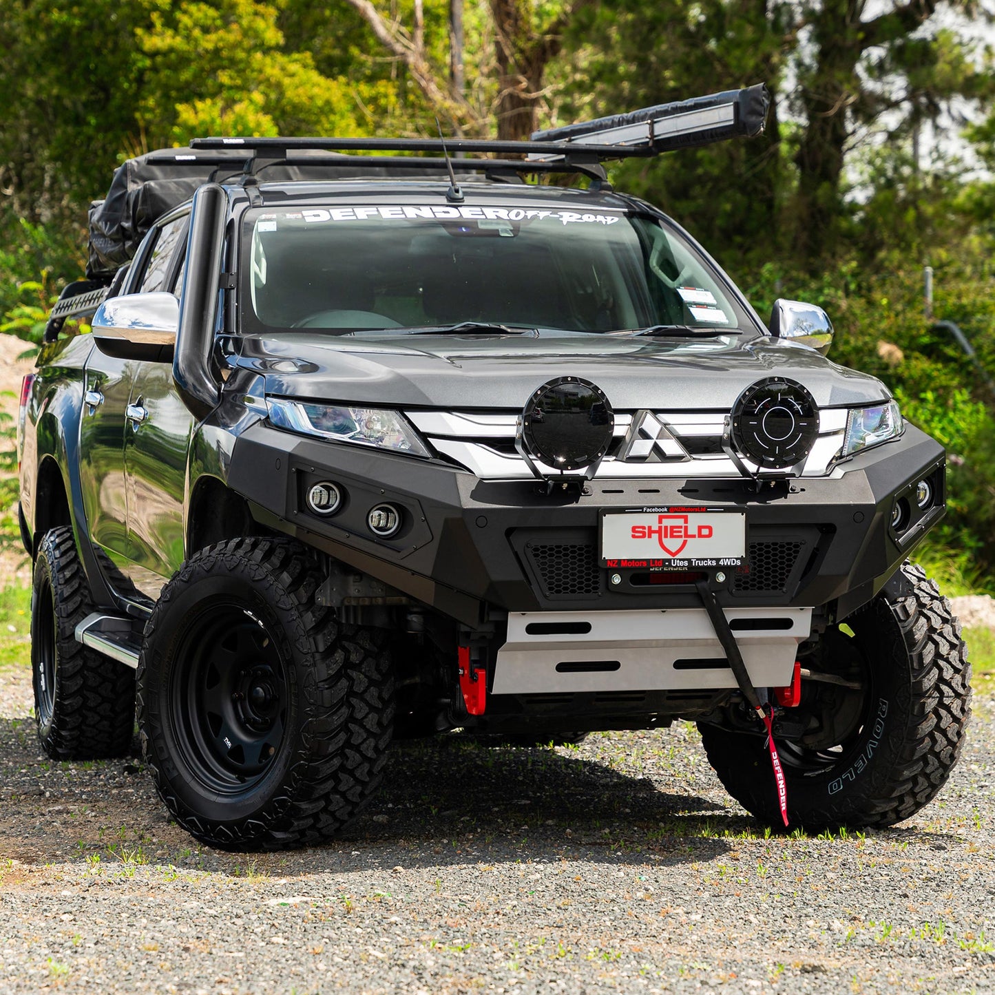 SHIELD Off-Road Loopless Bull Bar - Mitsubishi Triton 2019-2023