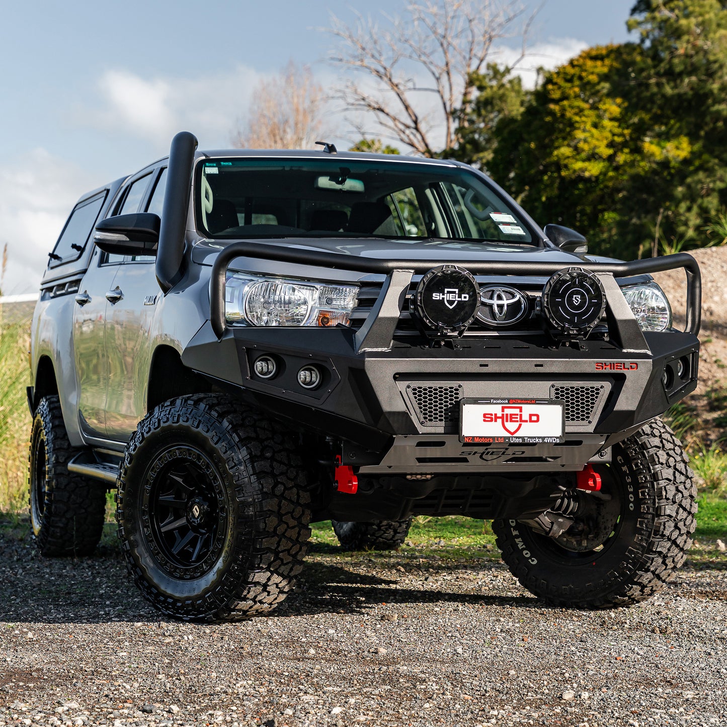 SHIELD Off-Road Triple Loop Bull Bar - Toyota Hilux N80 2015-2020