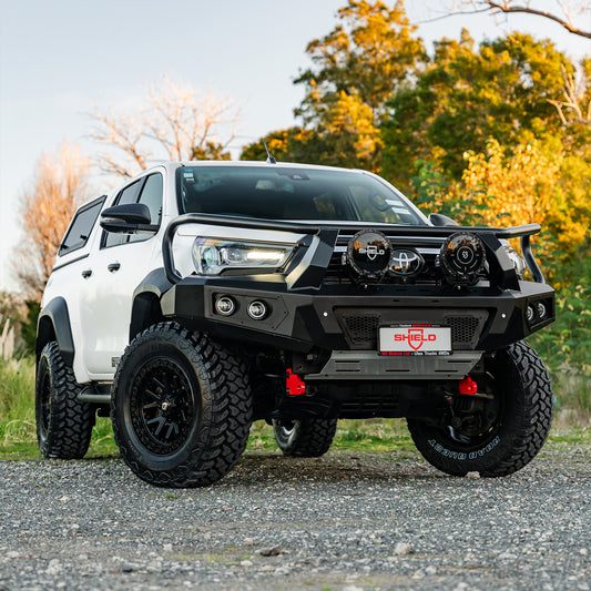 SHIELD Off-Road Triple Loop Bull Bar - Toyota Hilux N80 2021+ Wide Track Model