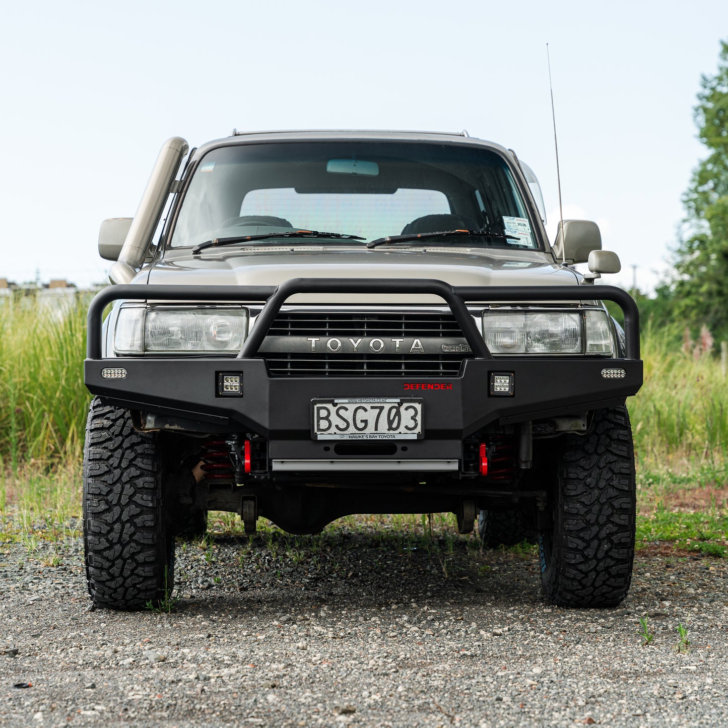 SHIELD Off-Road Triple Loop Bull Bar - Toyota Land Cruiser 1990-1997 80 Series