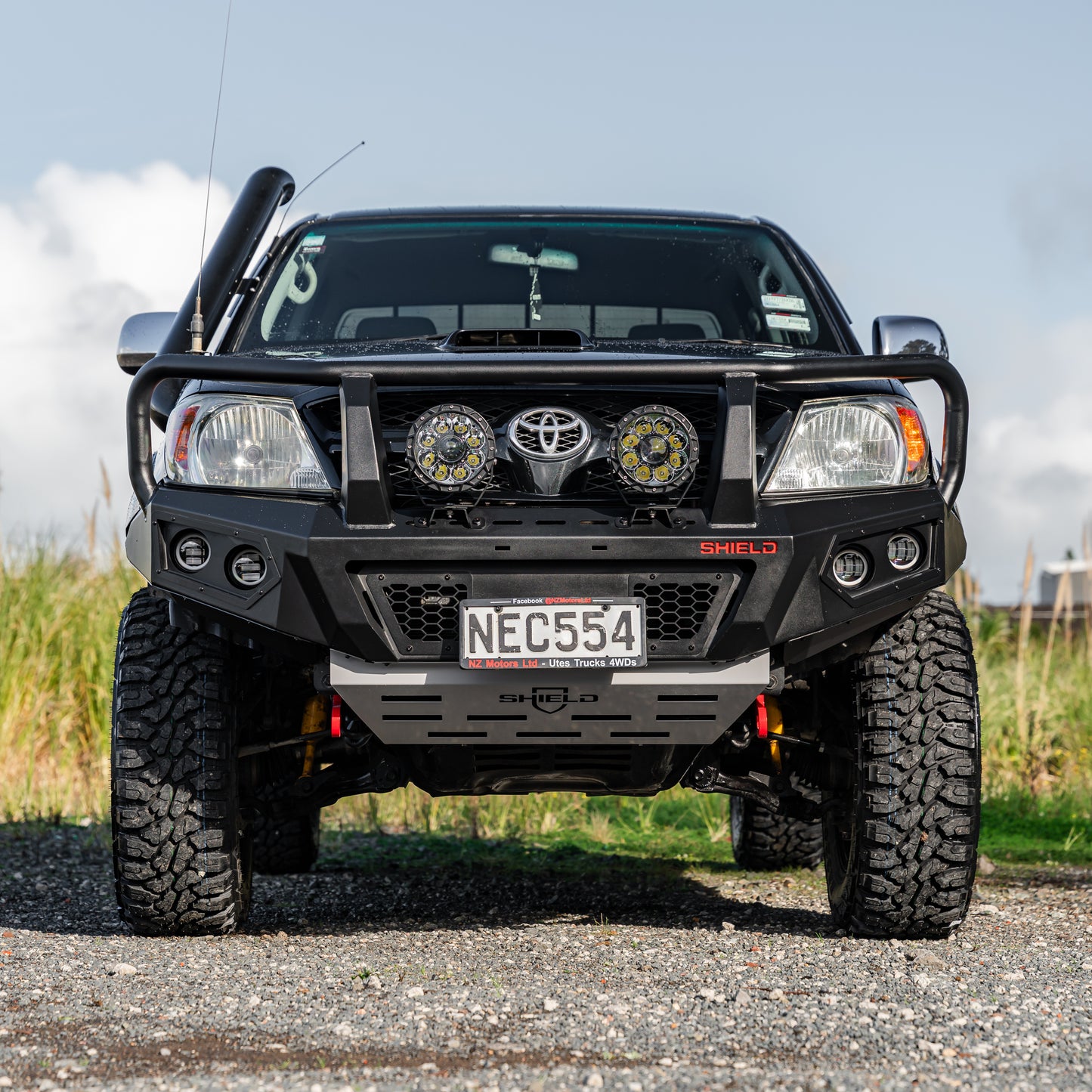 SHIELD Off-Road Triple Loop Bull Bar - Toyota Hilux N70 2005-2011