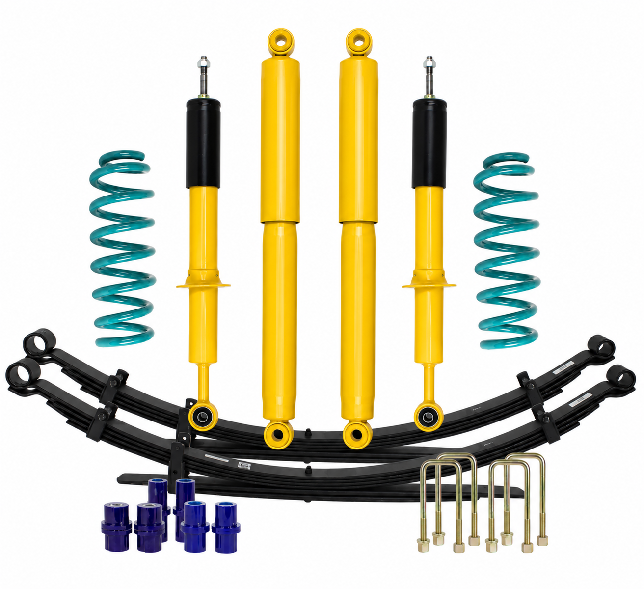 Raw 4x4 2” 50mm Suspension Lift Kit - Nissan Navara D40 2005-2015 (EXCL STX550)