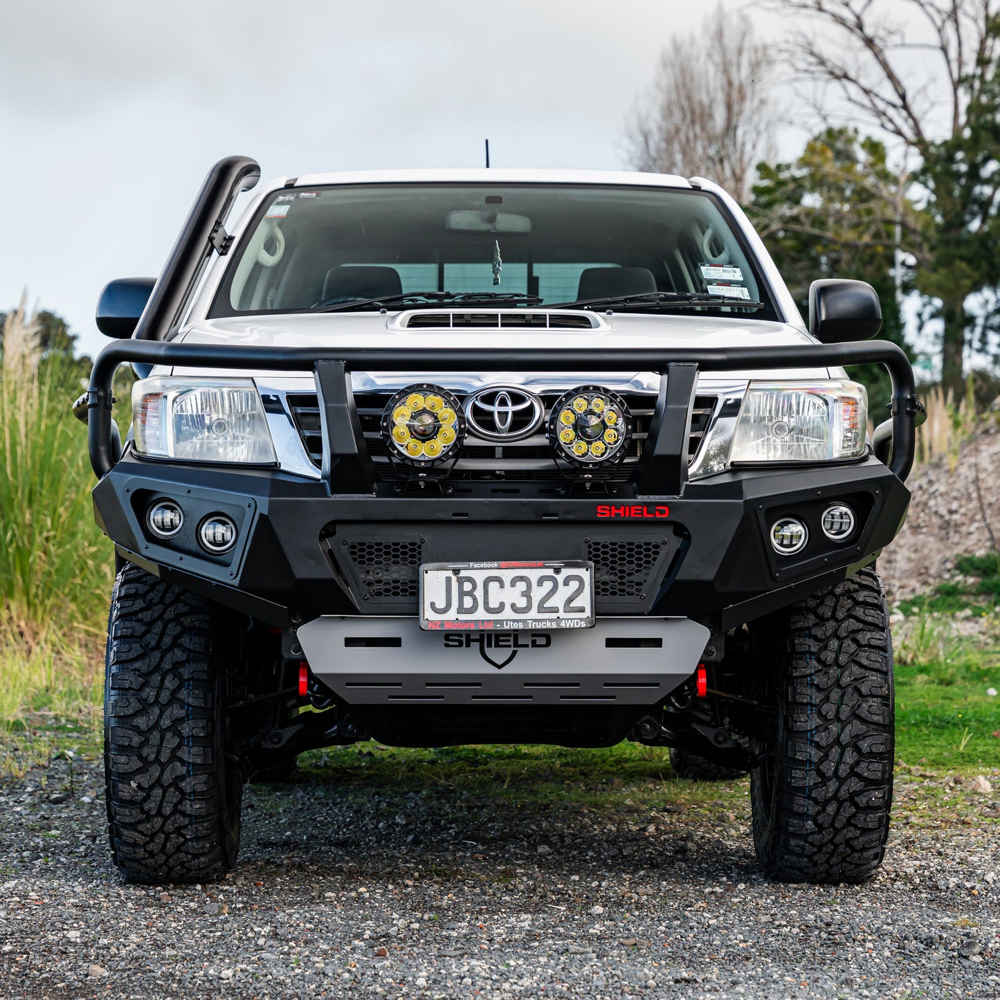 SHIELD Off-Road Triple Loop Bull Bar - Toyota Hilux N70 2012-2015