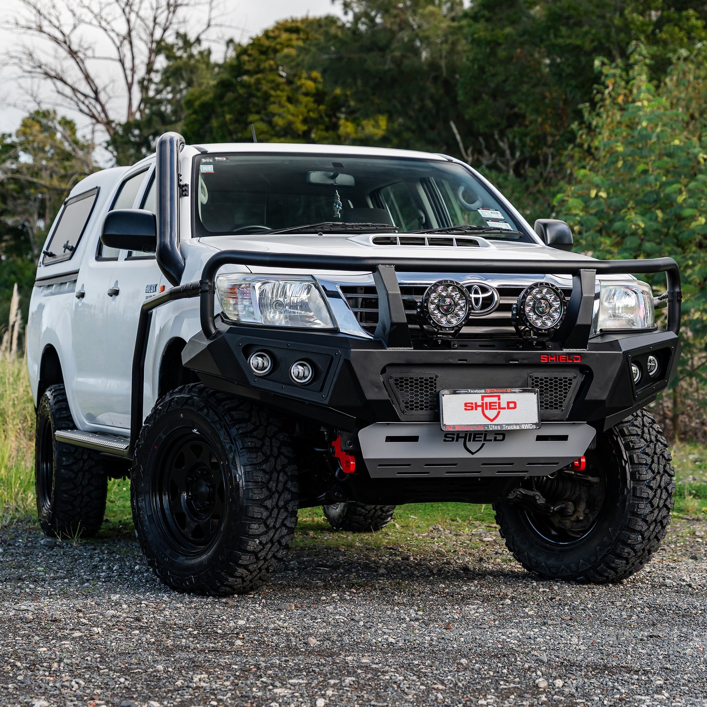 SHIELD Off-Road Triple Loop Bull Bar - Toyota Hilux N70 2012-2015