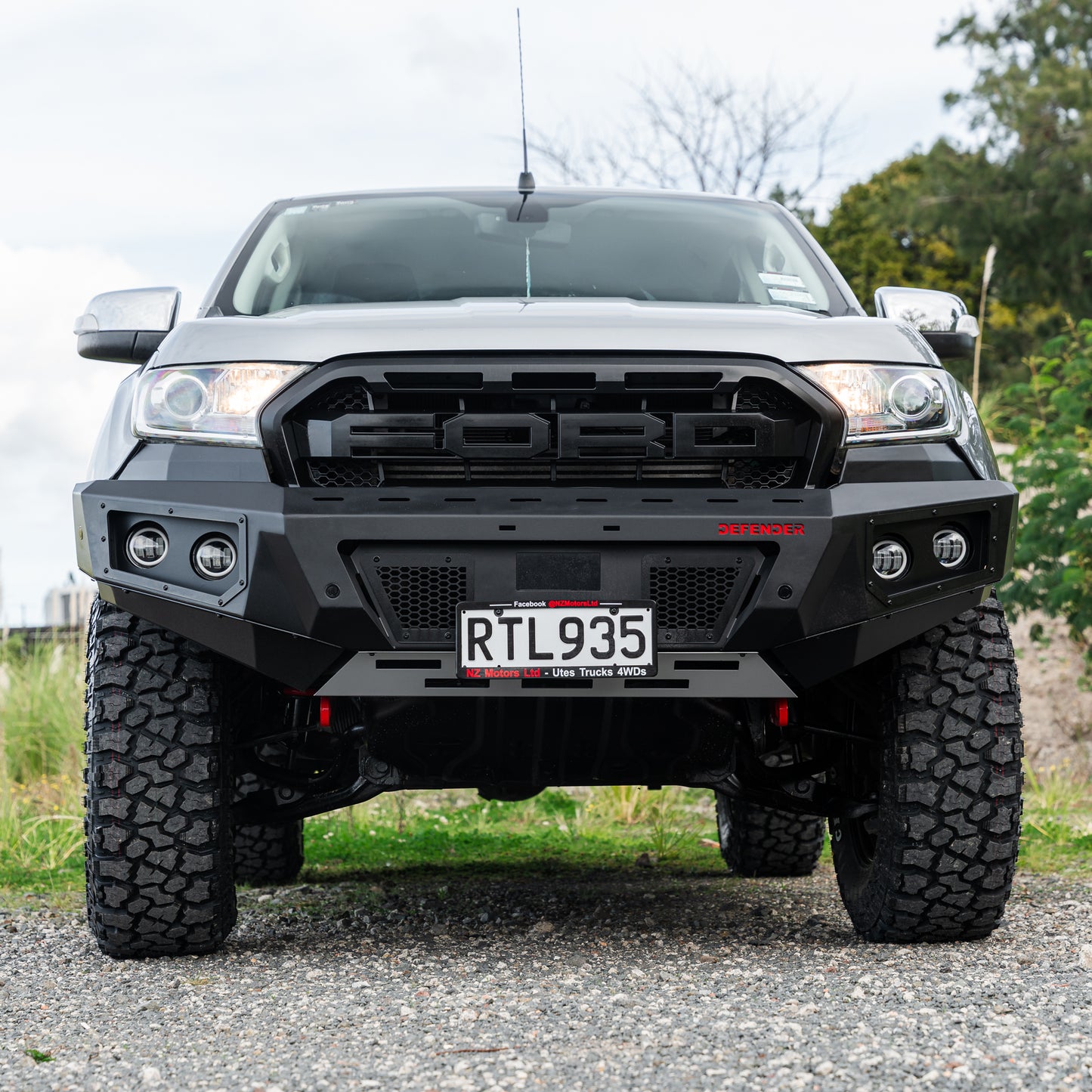 SHIELD Off-Road Loopless Bull Bar - Ford Ranger PX2 & PX3 2015-2022