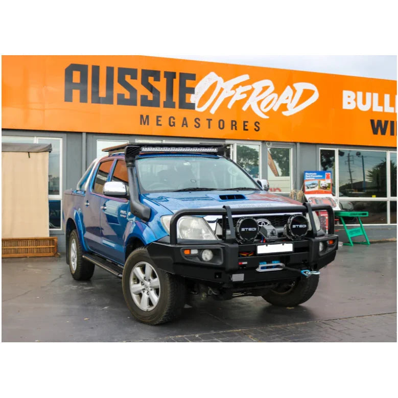 Rockarmor Premium Steel Bullbar To Suit Toyota Hilux N70 2005 - 2011 (Bumper Cut)