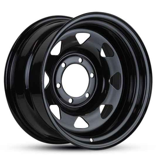 15x7 -15 Gloss Black OFFROADER XT Steel Rims 6x139.7