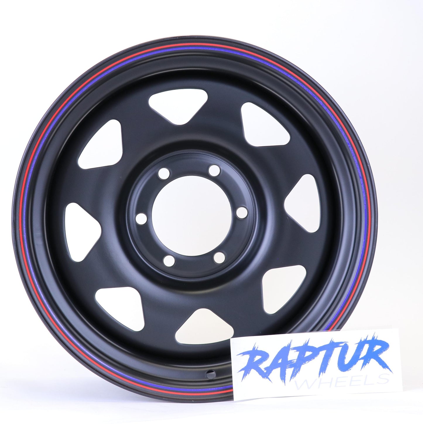 17x10 -44 Matte Black RAPTUR Steel Rims 6x139.7