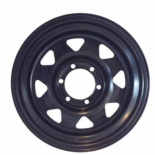 16x8 0 5x150 Raptur Matte Black Steel Rim