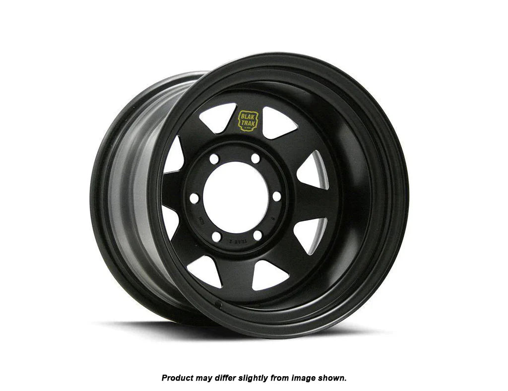 16x8 +20 ROH BLAK TRAK RIM 6x114.3 MATT BLACK STEEL RIM