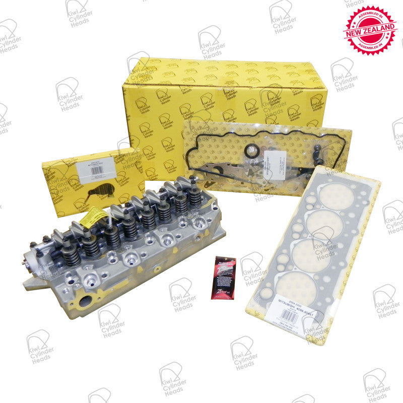 Complete Assembled Cylinder Head Kit - Mitsubishi 4D56B 8v Recessed