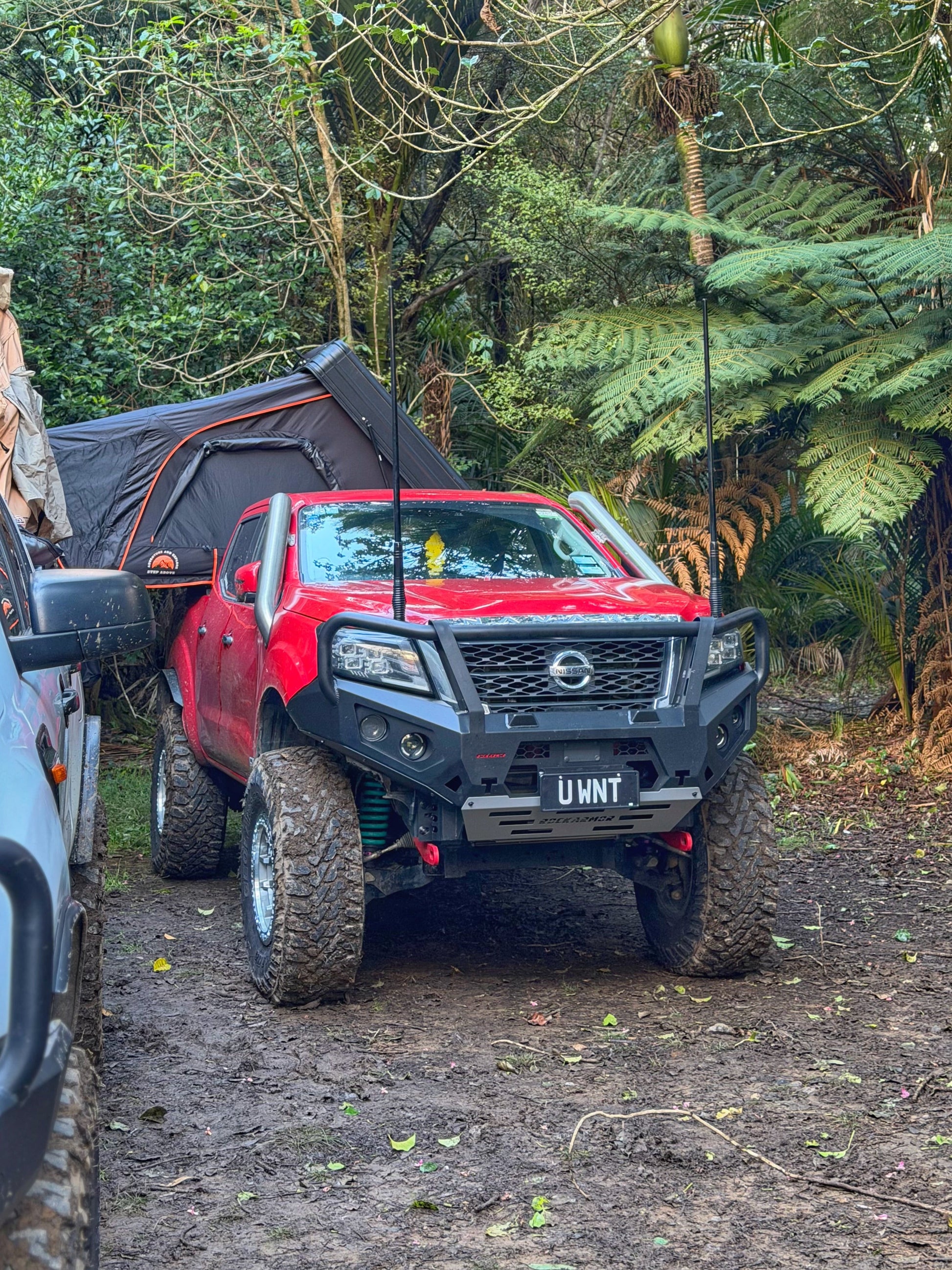 Rockarmor GT Hoop bullbar NP300 Navara - detail view