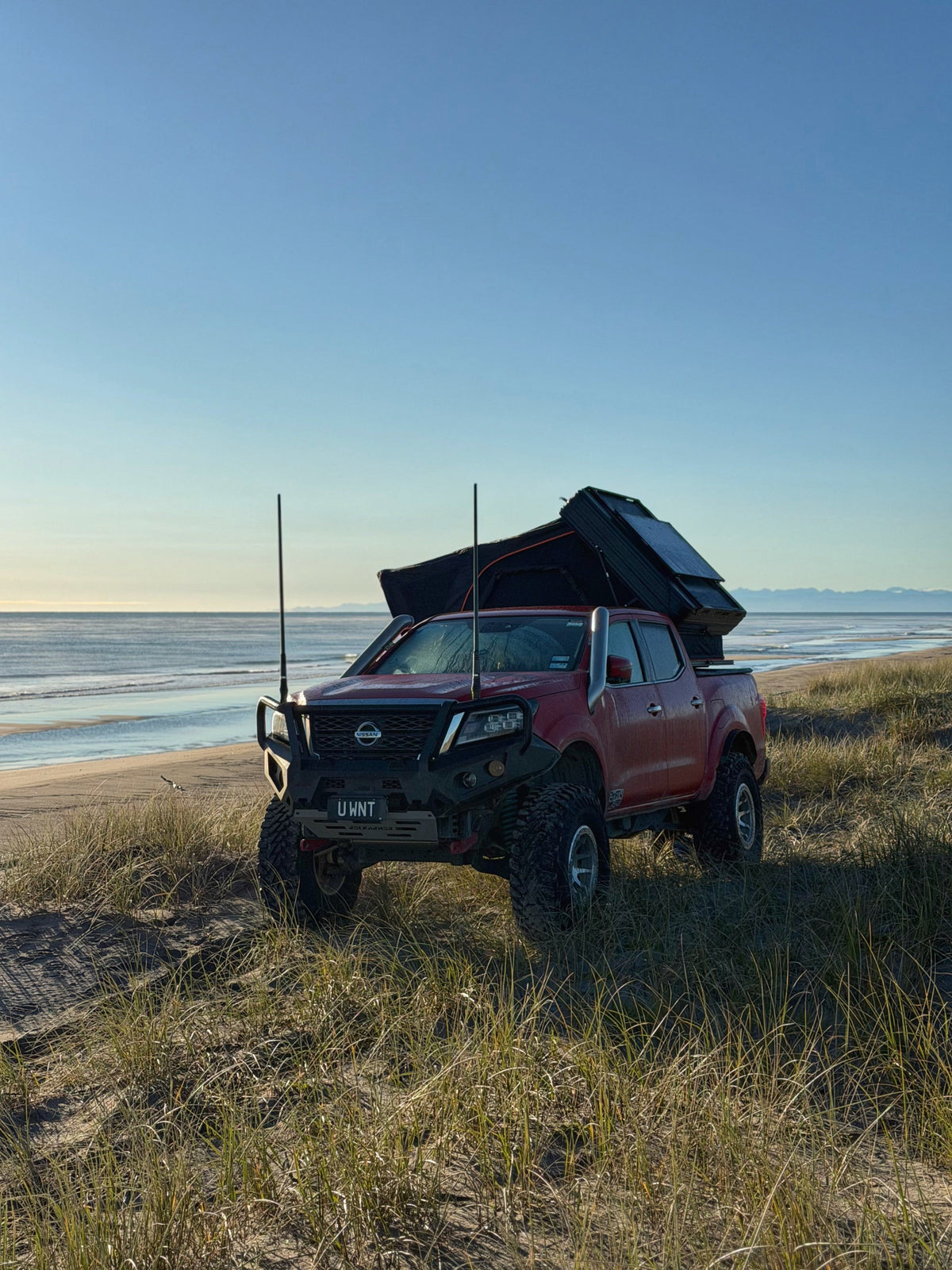 Rockarmor GT Hoop bullbar NP300 Navara - fitted to vehicle