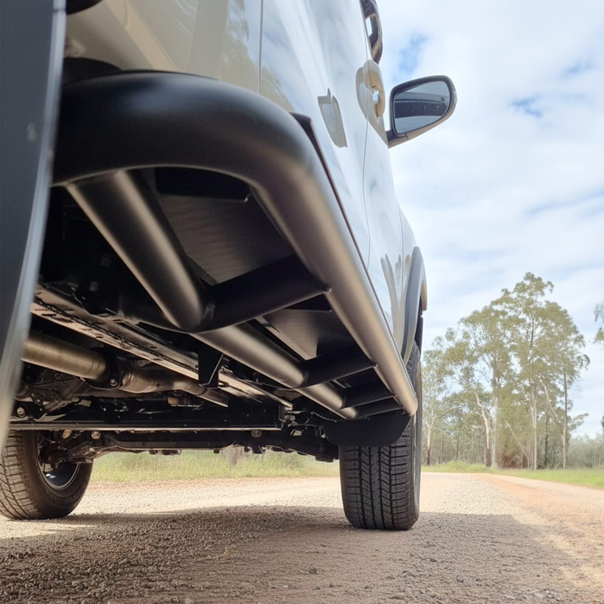 Rockarmor Steel Rockslider Side Steps - Toyota Hilux N90 2026+