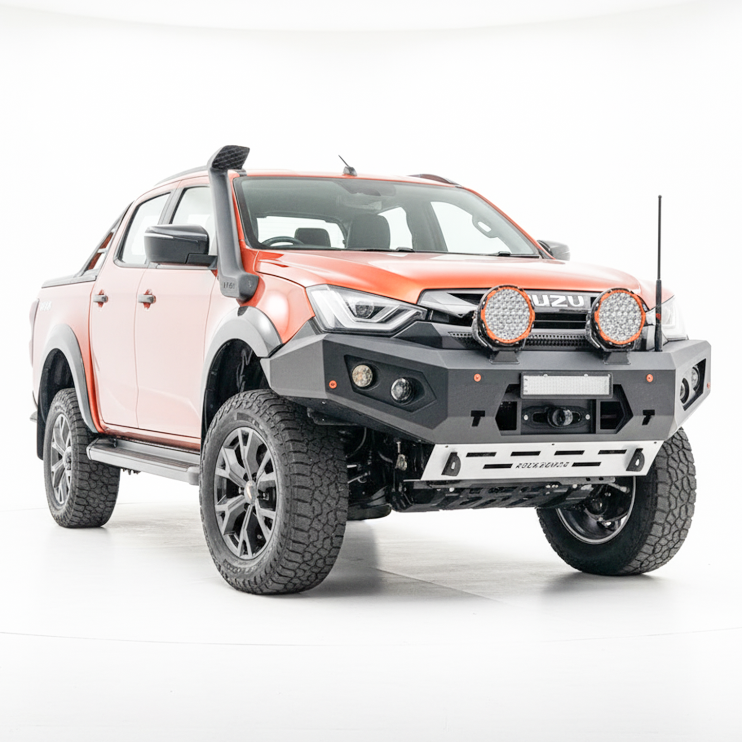 Rockarmor Gt Hoopless Bullbar Frontal Combo Pack - Isuzu Dmax 08/2020-2024