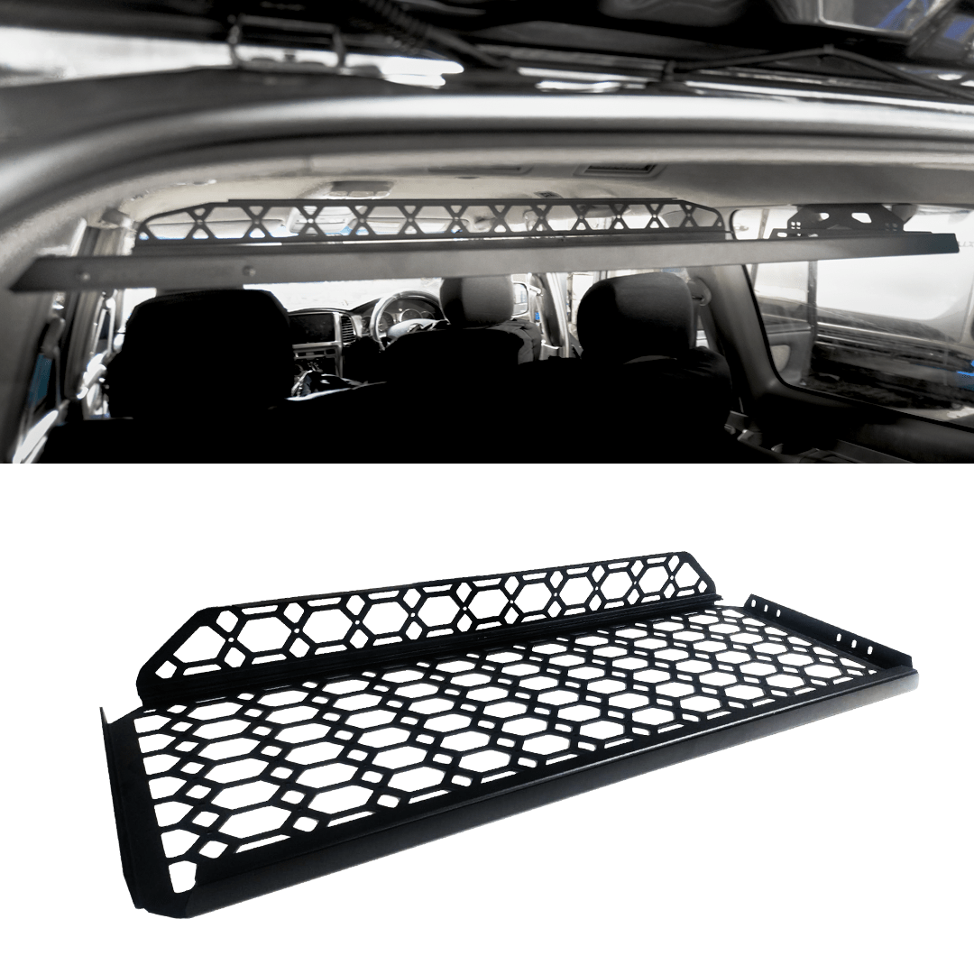 Rockarmor 100/105 Series Cargo Shelf installed
