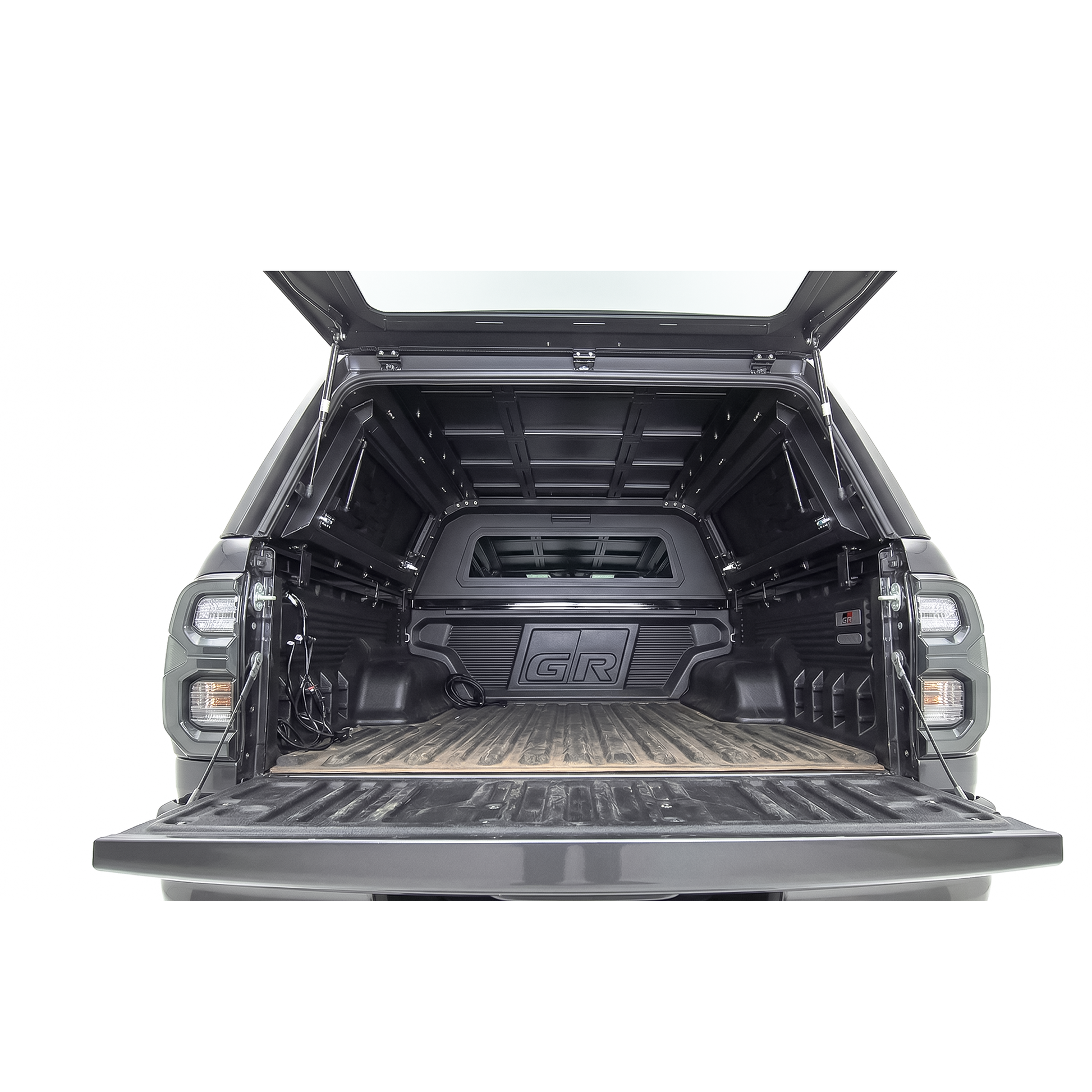 Rockarmor N80 Hilux Canopy internal view