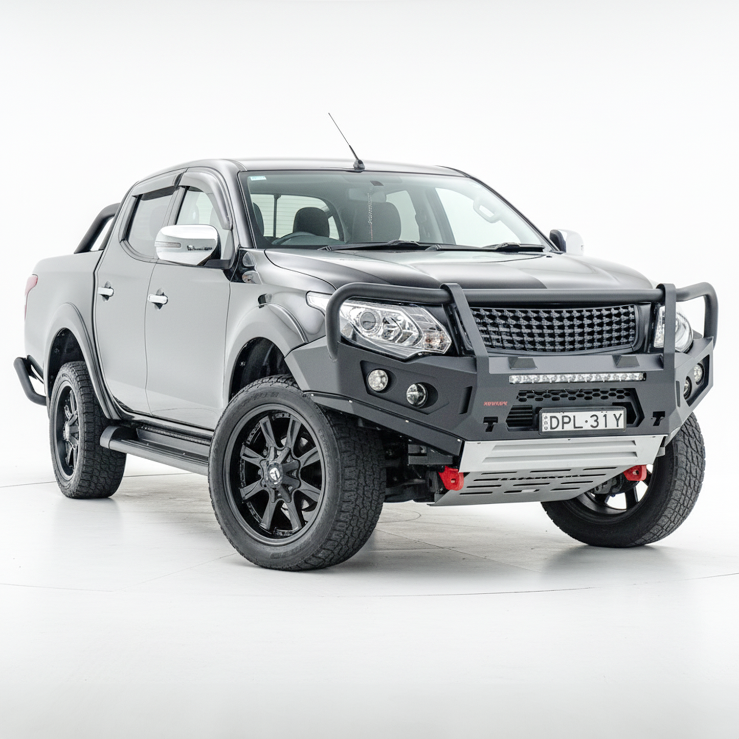 Rockarmor Gt Hoop Steel Bullbar - Mitsubishi Triton MQ 04/2015 - 10/2018 (Full Bar Replacement)