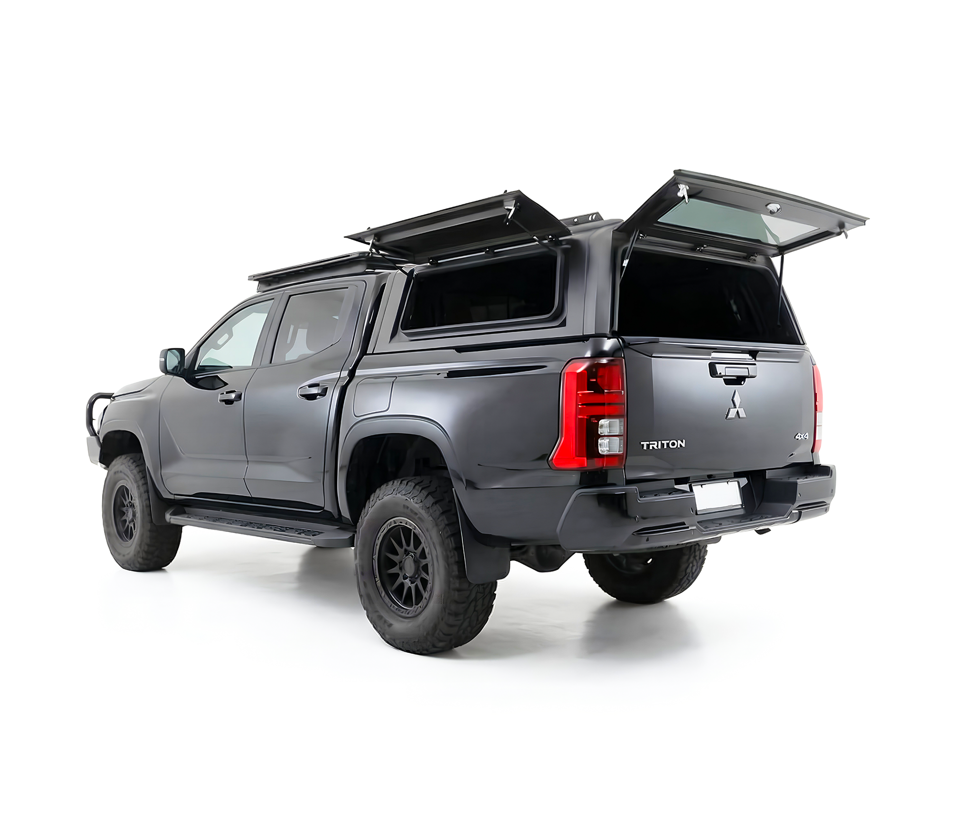Rockarmor MV Triton Aluminium Canopy open windows