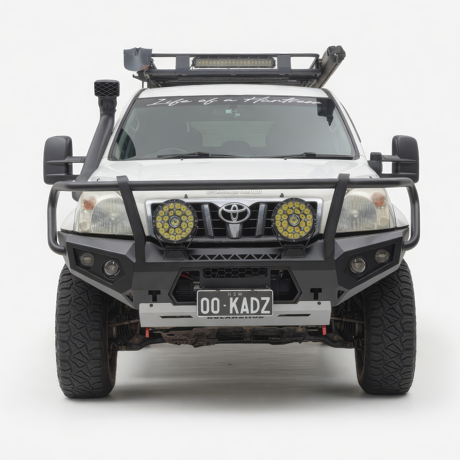 Rockarmor GT Hoop Bullbar - Toyota Prado 120 Series