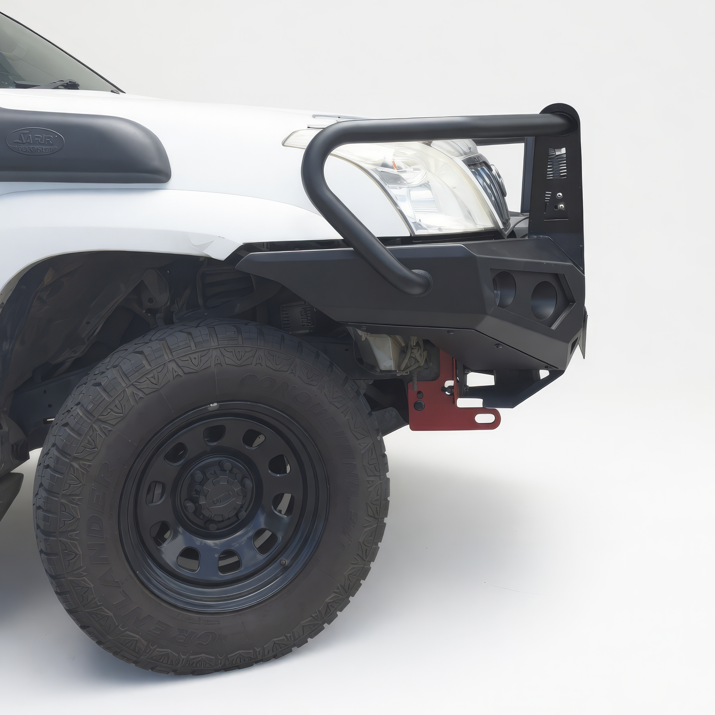 Rockarmor GT Hoop Bullbar Toyota Prado 120 Series side view