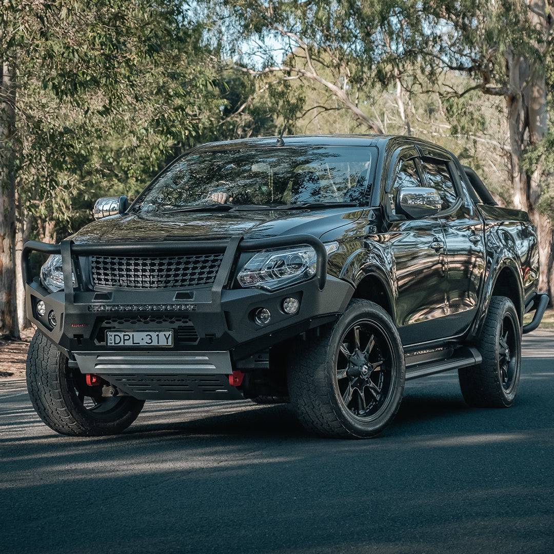 Rockarmor Gt Hoop Steel Bullbar - Mitsubishi Triton MQ 04/2015 - 10/2018 (Full Bar Replacement)
