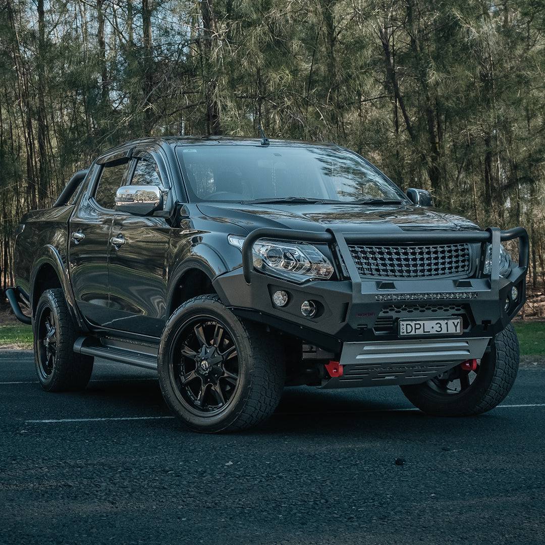 Rockarmor Gt Hoop Steel Bullbar - Mitsubishi Triton MQ 04/2015 - 10/2018 (Full Bar Replacement)