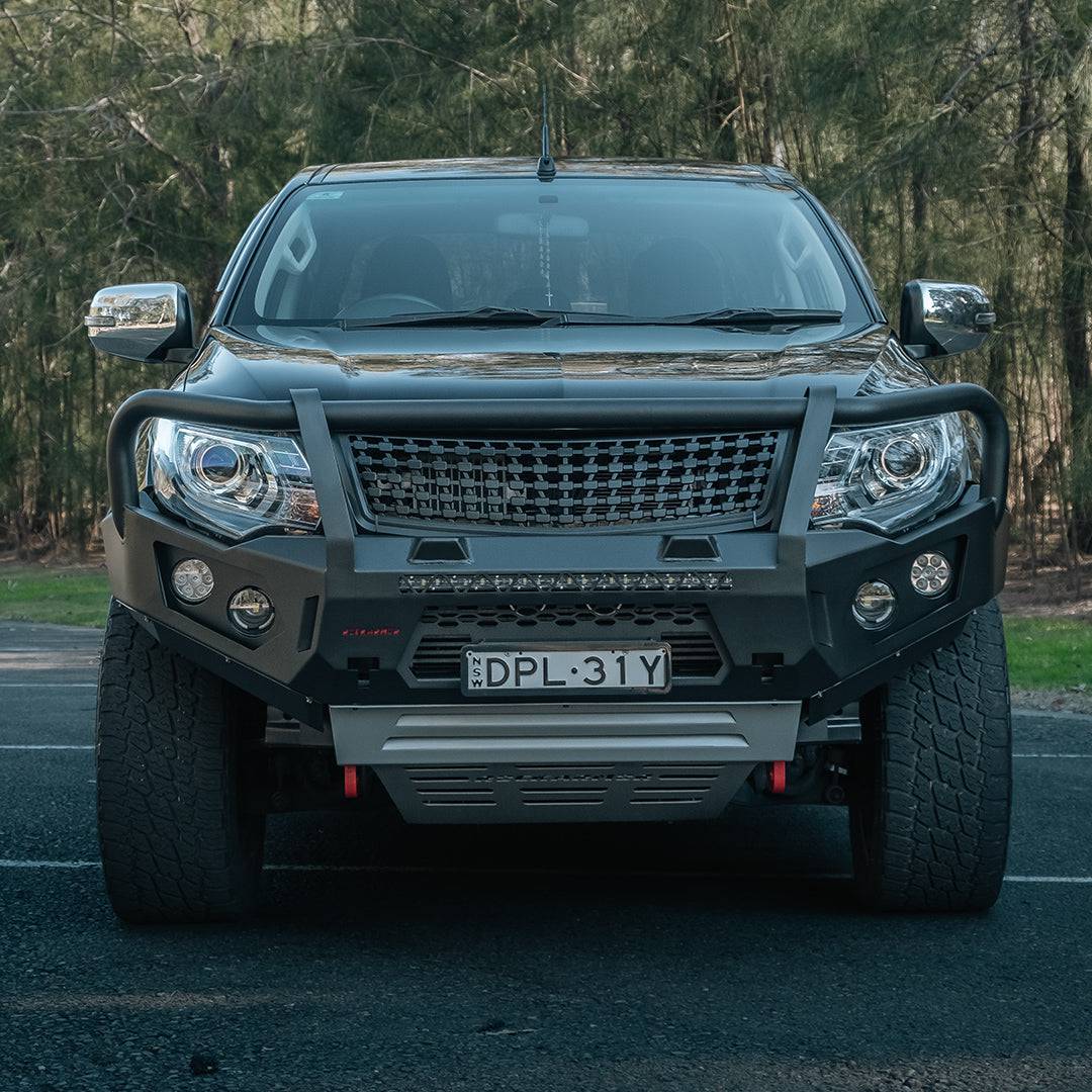 Rockarmor Gt Hoop Steel Bullbar - Mitsubishi Triton MQ 04/2015 - 10/2018 (Full Bar Replacement)