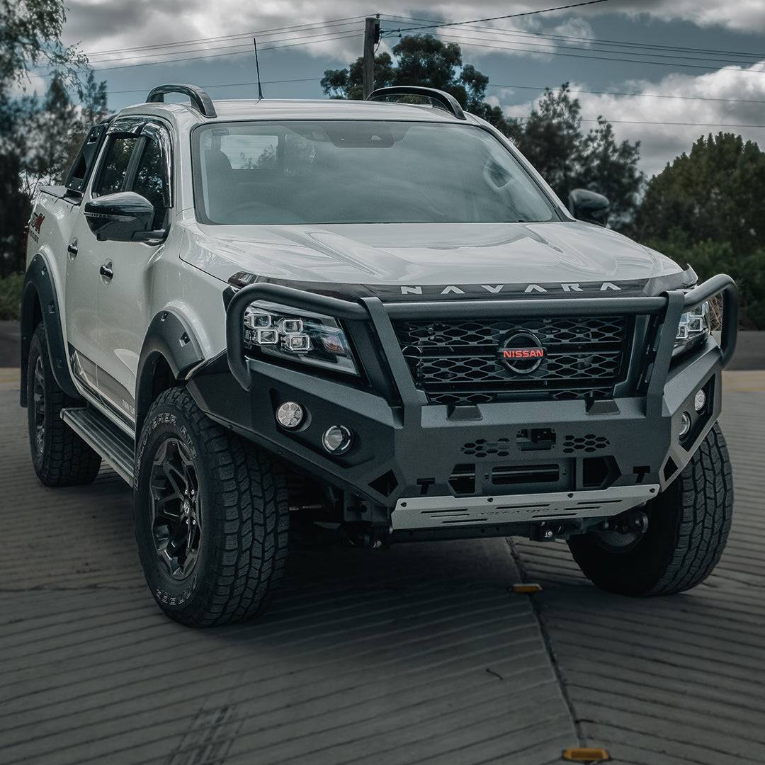 Rockarmor GT Hoop steel bullbar Nissan Navara D23 NP300 - detail