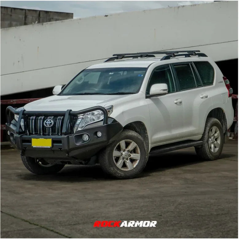 Rockarmor Elite Hoop Steel Bullbar Combo Package - Toyota Prado 150 Series 2018-Current (Full Bar Replacement)