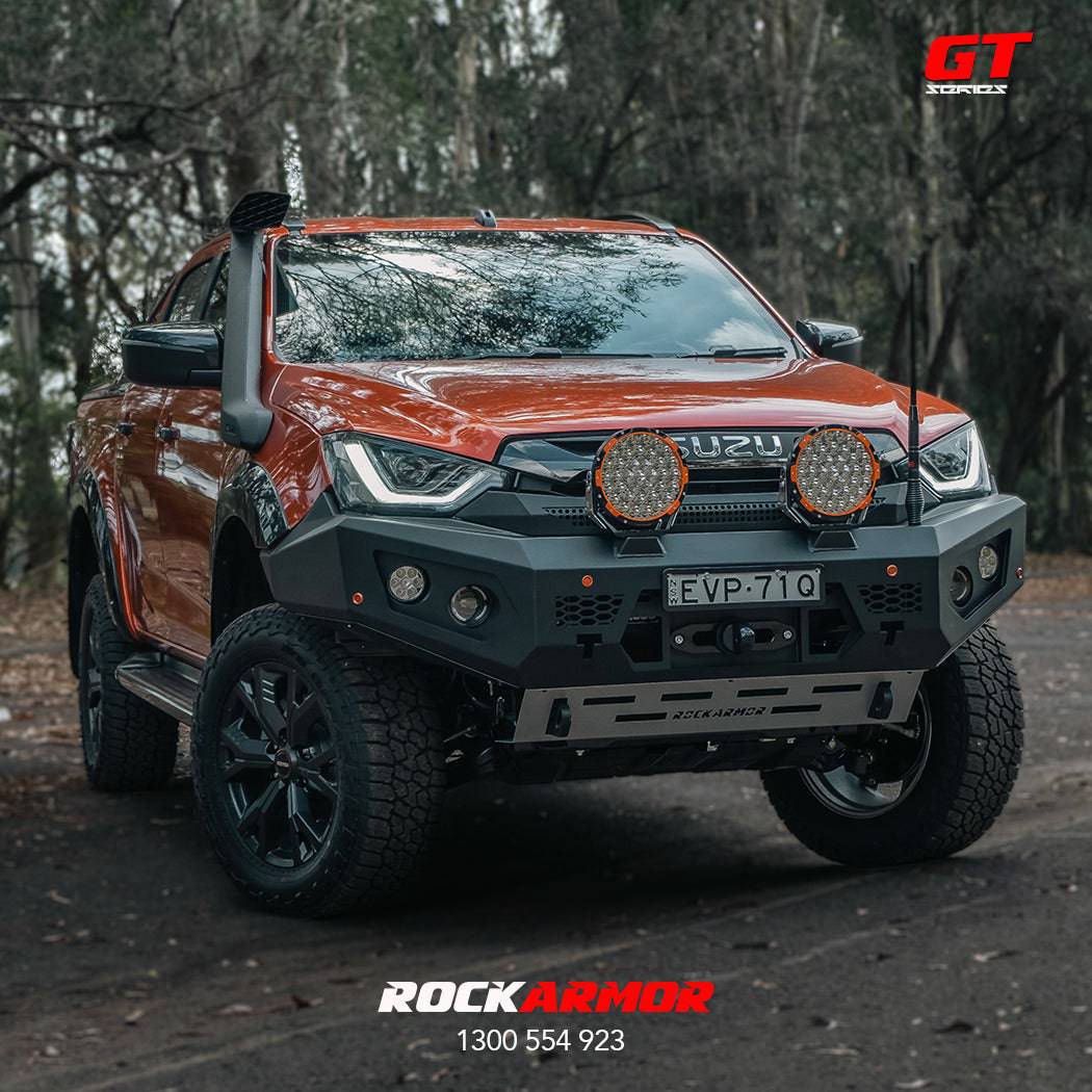 Rockarmor Gt Hoopless Bullbar Frontal Combo Pack - Isuzu Dmax 08/2020-2024