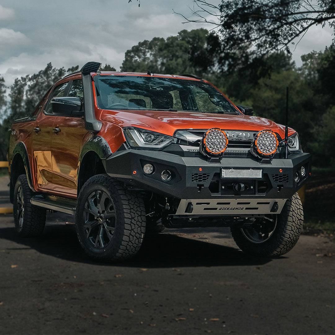 Rockarmor Gt Hoopless Bullbar Frontal Combo Pack - Isuzu Dmax 08/2020-2024